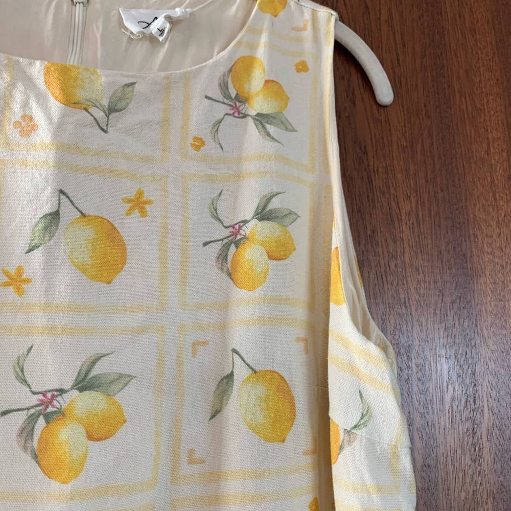 Able Lemon Pattern Mini Dress - Picture 4 of 14